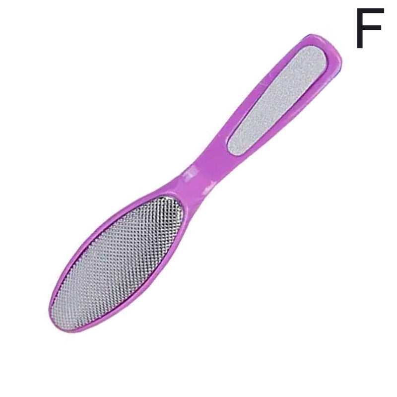 Stainless steel foot file, double-sided foot file, multi-functional foot scrubber, foot file.